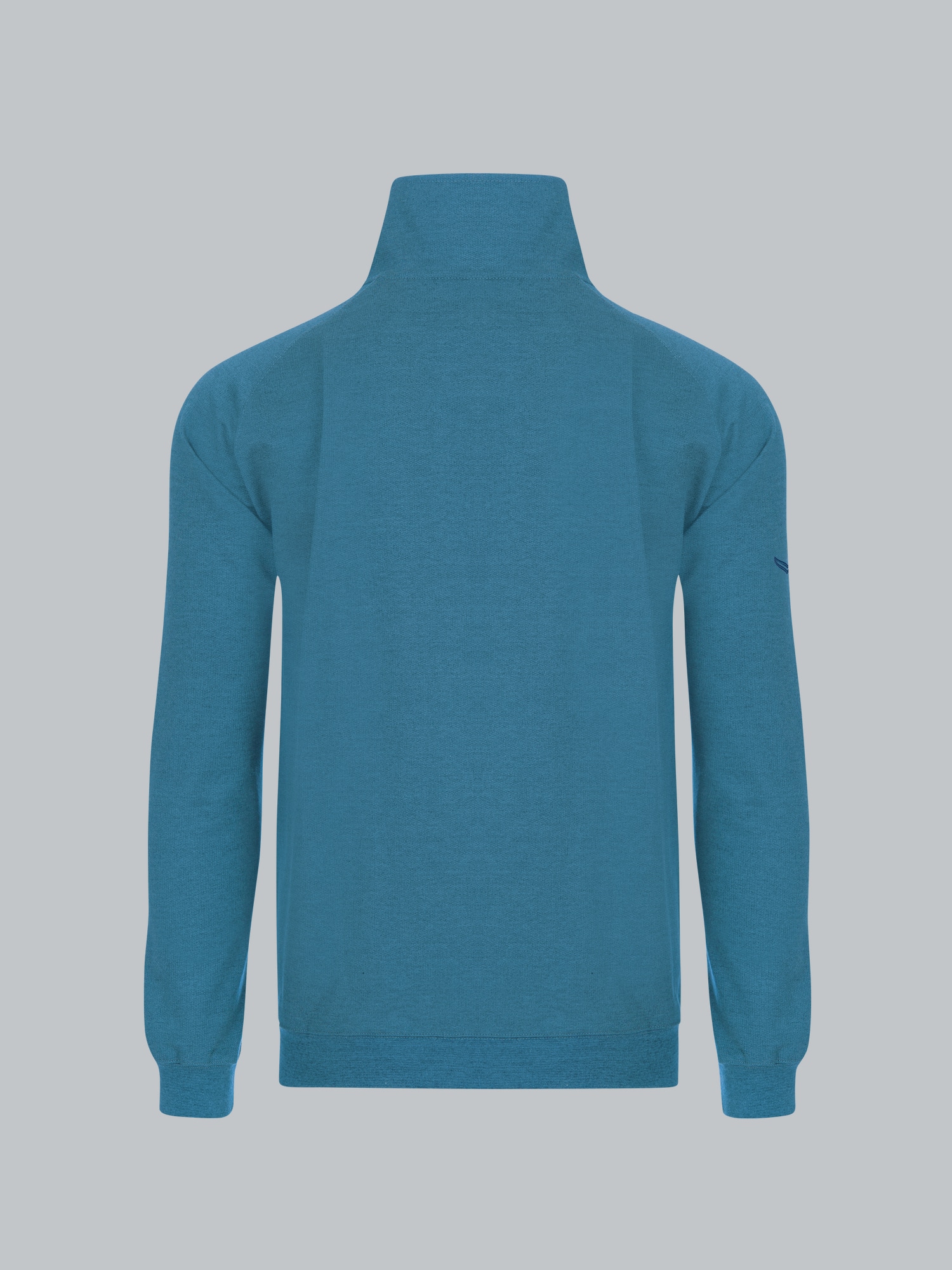 Raglanjacke aus Sweat-Qualität Saphir-light-melange