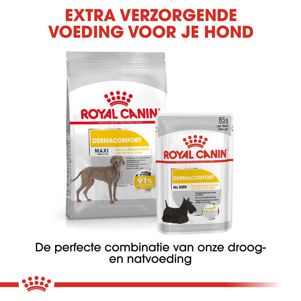 Royal Canin Dermacomfort Maxi Adult - Hondenvoer - 12 Kilogram - gevogelte