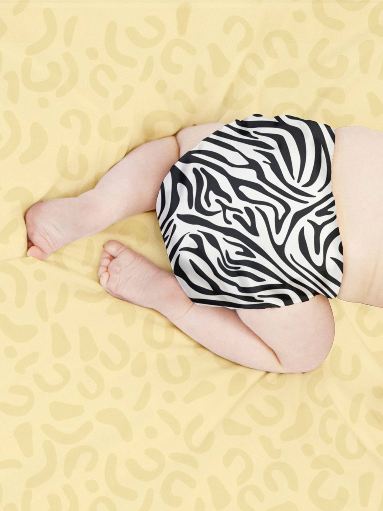 Pacote Miosolo de pañales reutilizáveis BAMBINO MIO naranja médio estampado