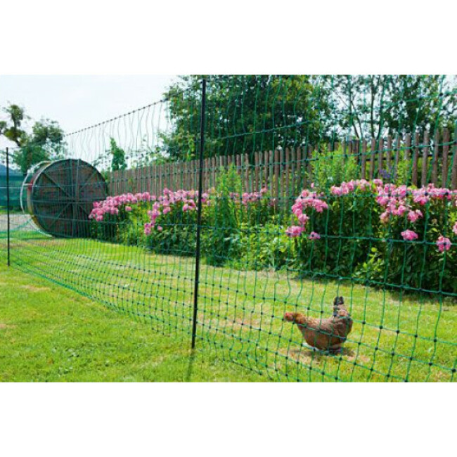 Filet poules 25 m double pointe AKO vert Hauteur 106 cm