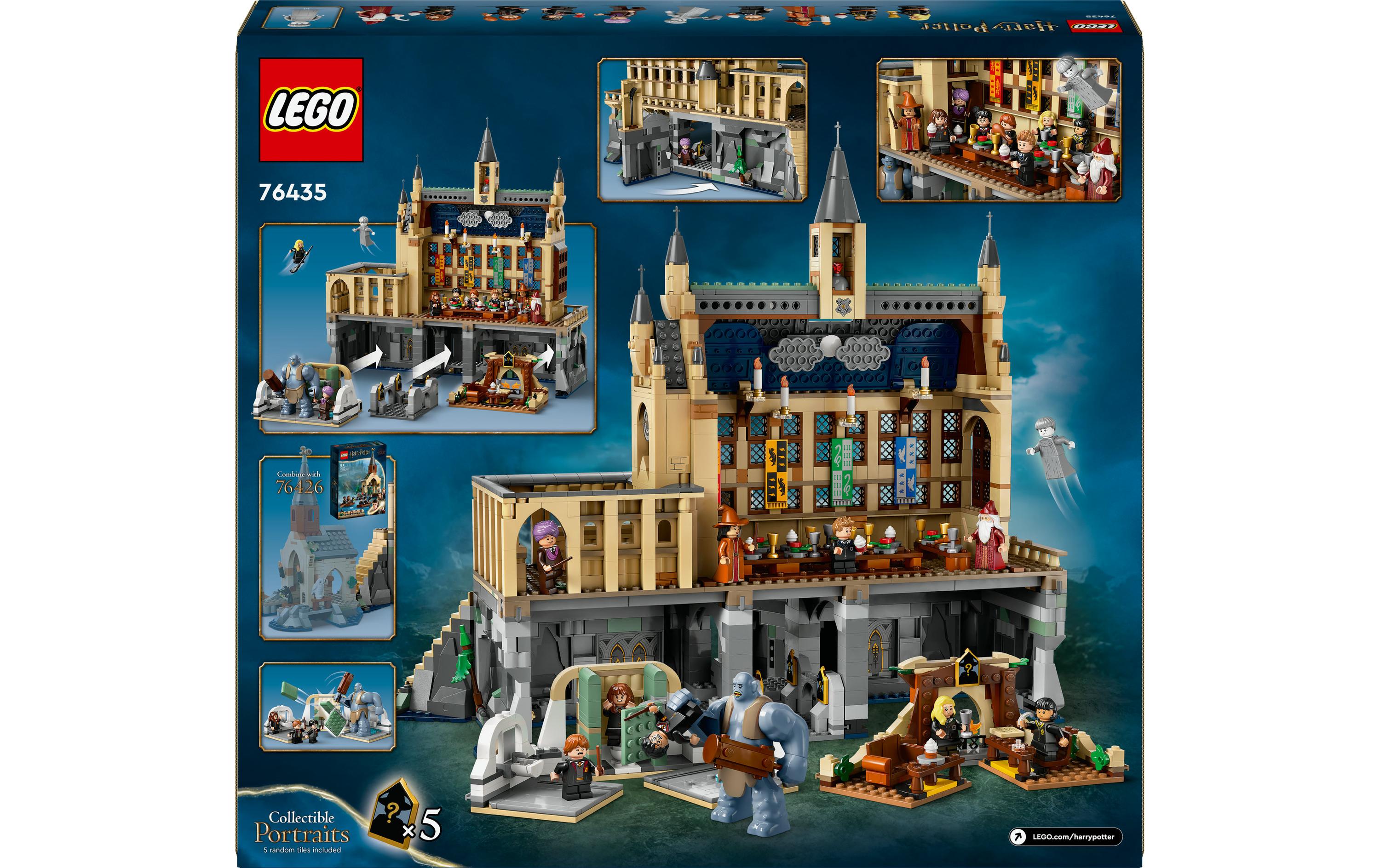 Harry Potter Schloss Hogwarts: Die Grosse Halle 76435<br>Grosses Schloss-Spielset von Wizarding World