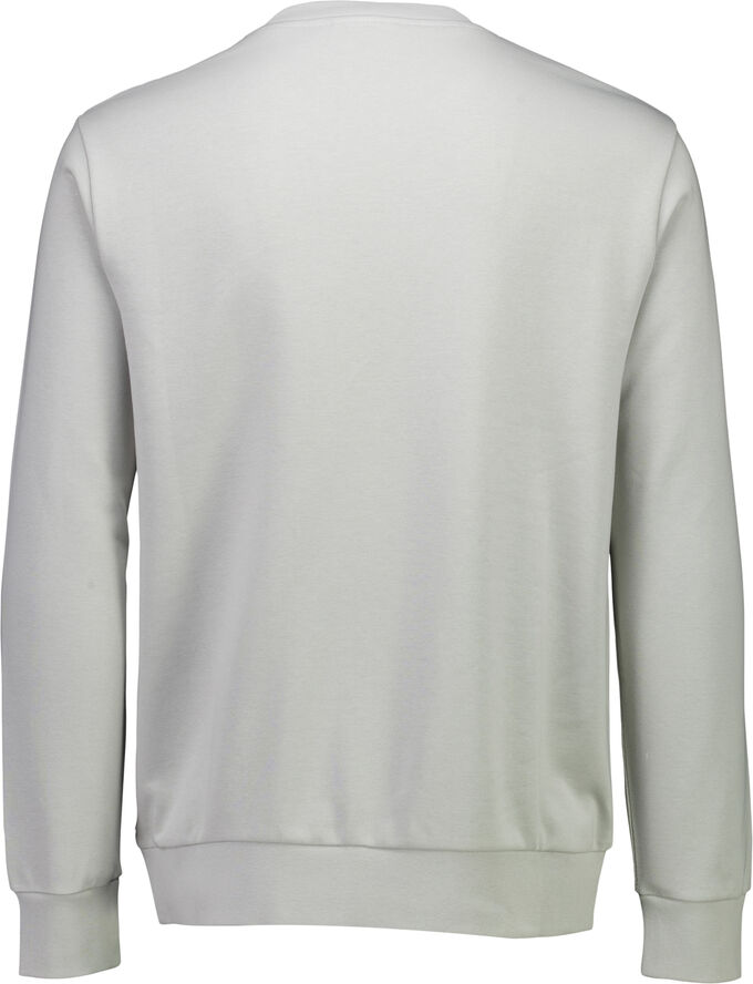 Lindbergh Logo chest print o-neck sweat Grå
