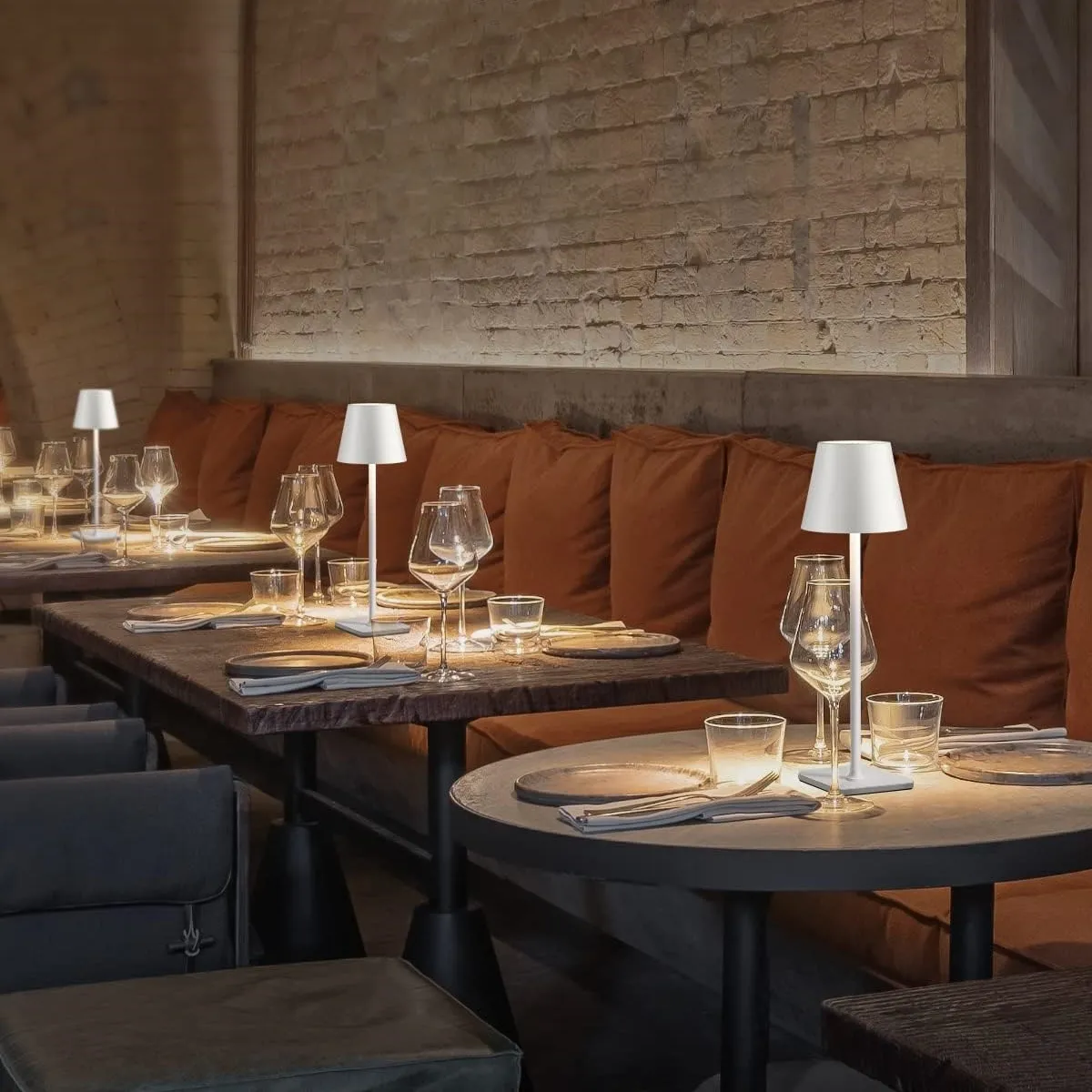 Lampe de Table Tactile Rechargeable - Blanc