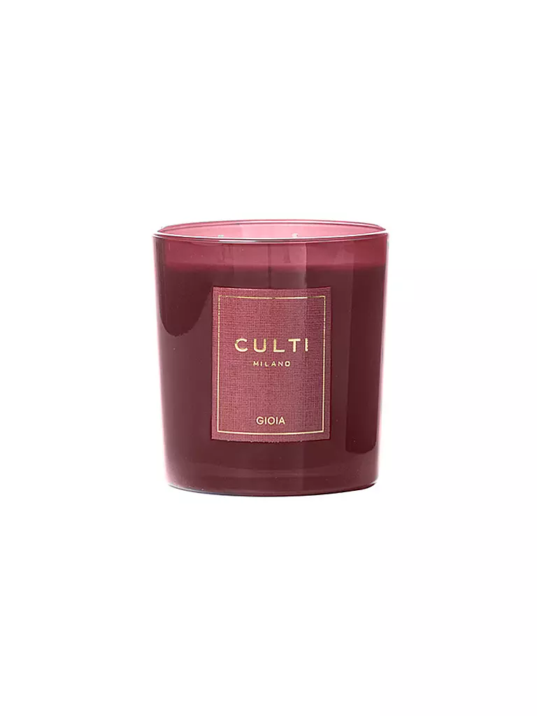 CULTI Weihnachtskerze GIOIA 550g Rot dunkelrot