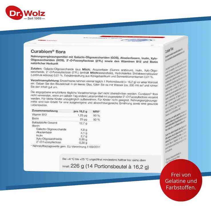 Curabiom flora Pulver Portionsbeutel , 14X16.2 g
