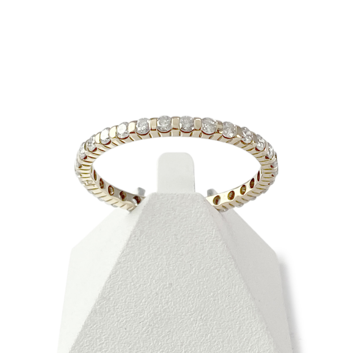 Bague d'occasion or 750 jaune diamants