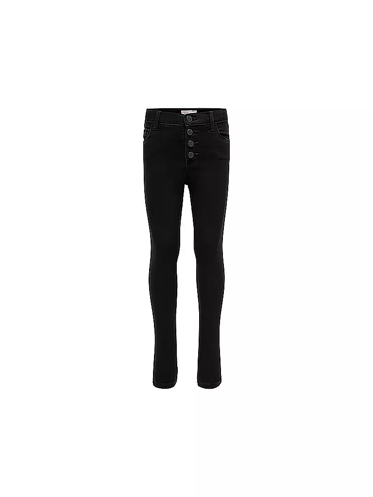 ONLY Mädchenjeans KONROSE BUTTON  schwarz