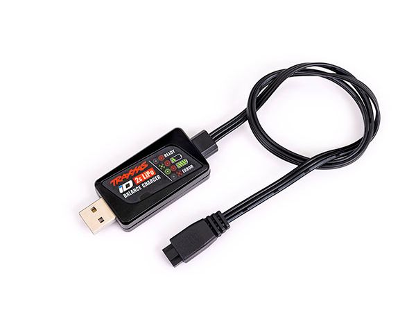 Traxxas USB-Ladegerät iD Balance 2S TRX-4m USB-A Ladegerät für Traxxas TRX-4m 2S Lipo Akkus
