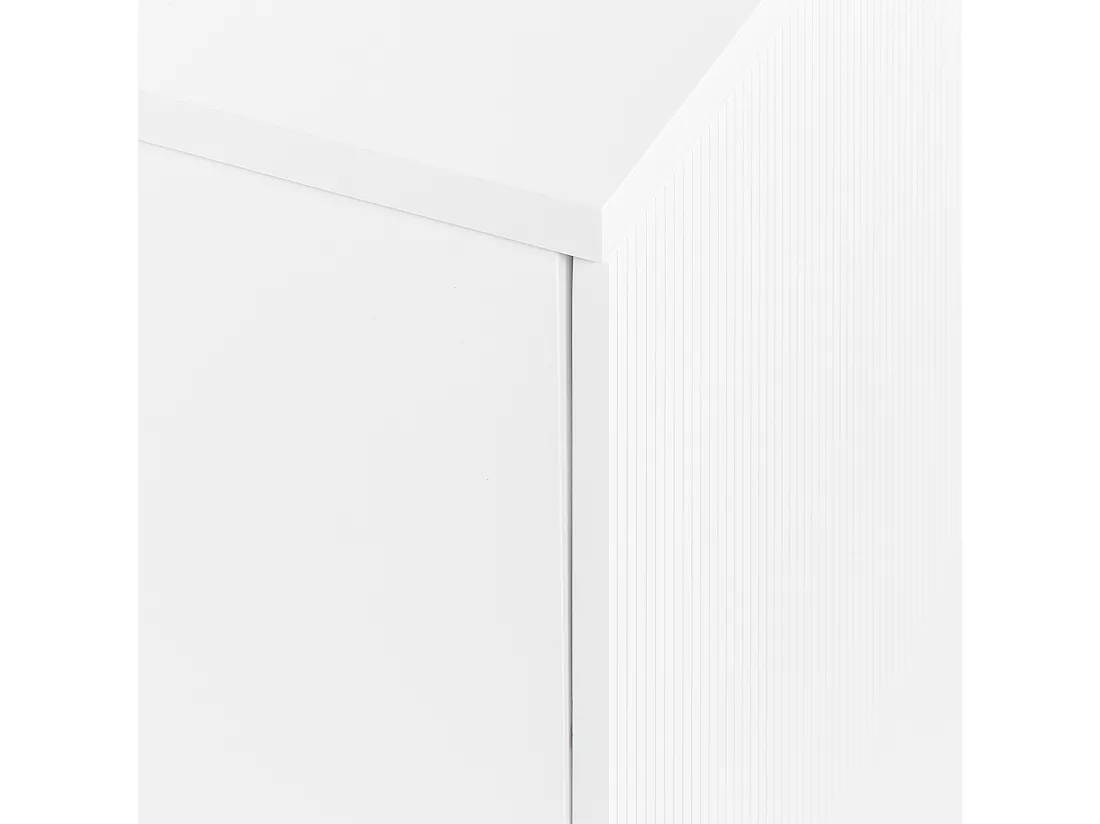 Meuble lavabo mural ALZIRA 80 cm 52 cm 40 cm Blanc