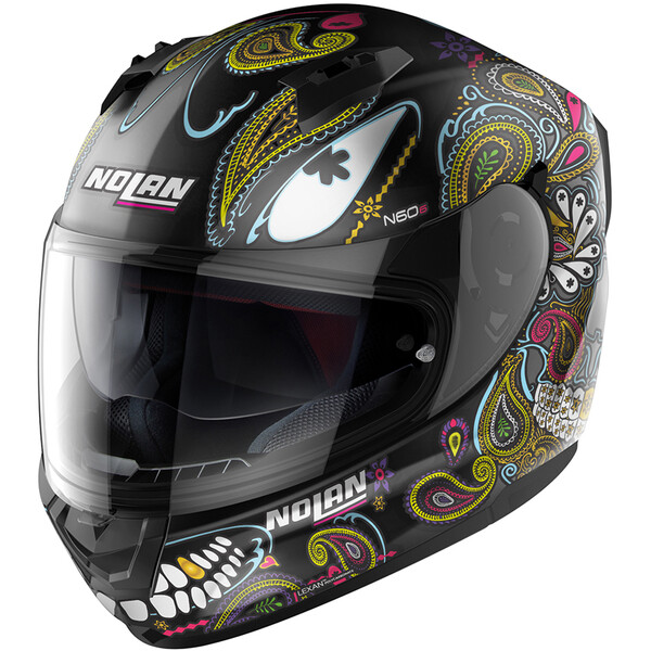 Nolan - Casque N60-6 Ritual Noir Mat / Multicolore