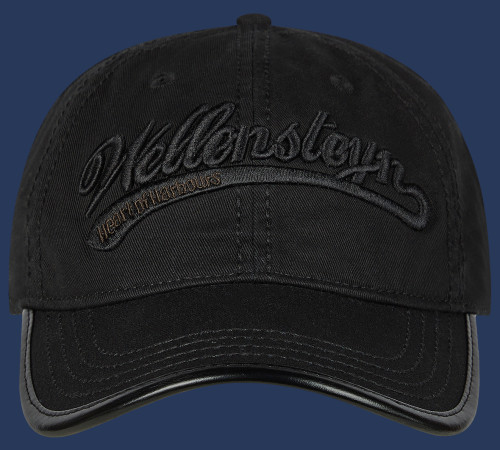 Baseball-Cap Baumwolle, Schwarz