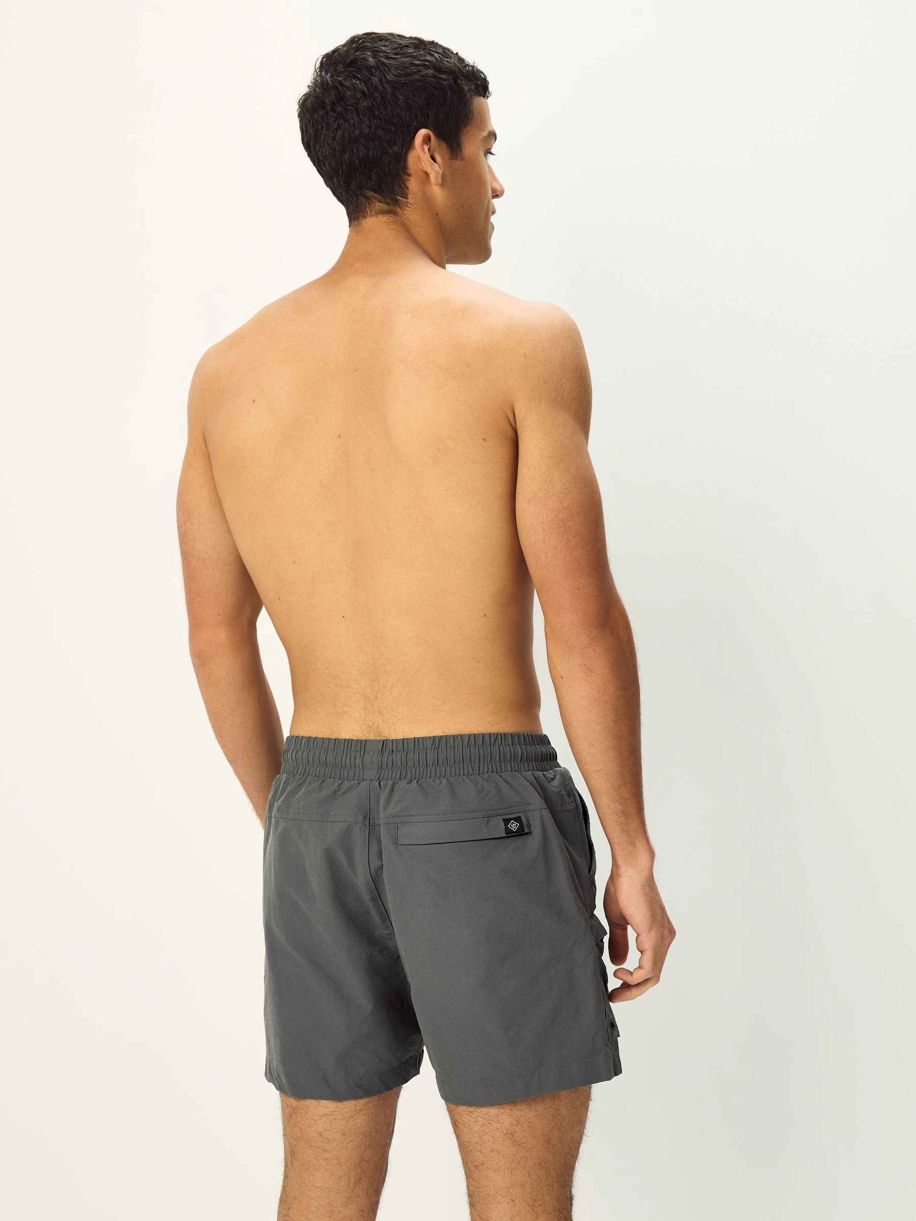 Grijs - Fashion Cargo Swim Shorts