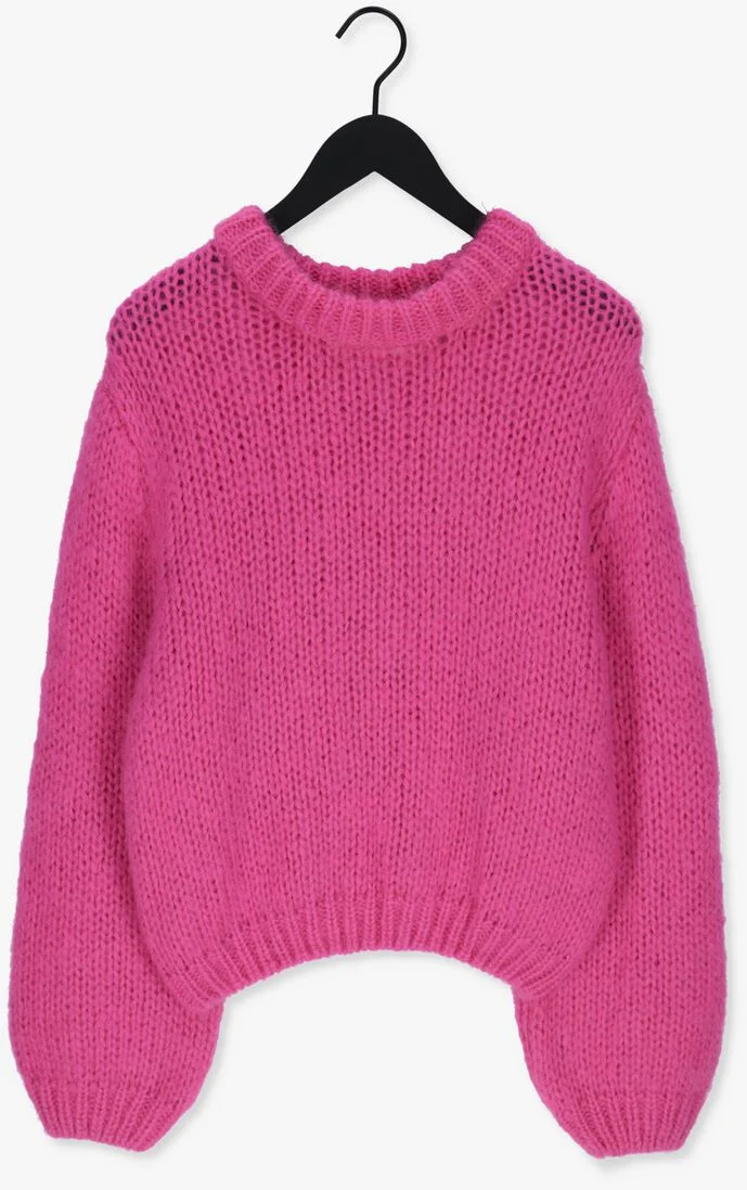 SELECTED FEMME roze selected femme trui suanne ls knit