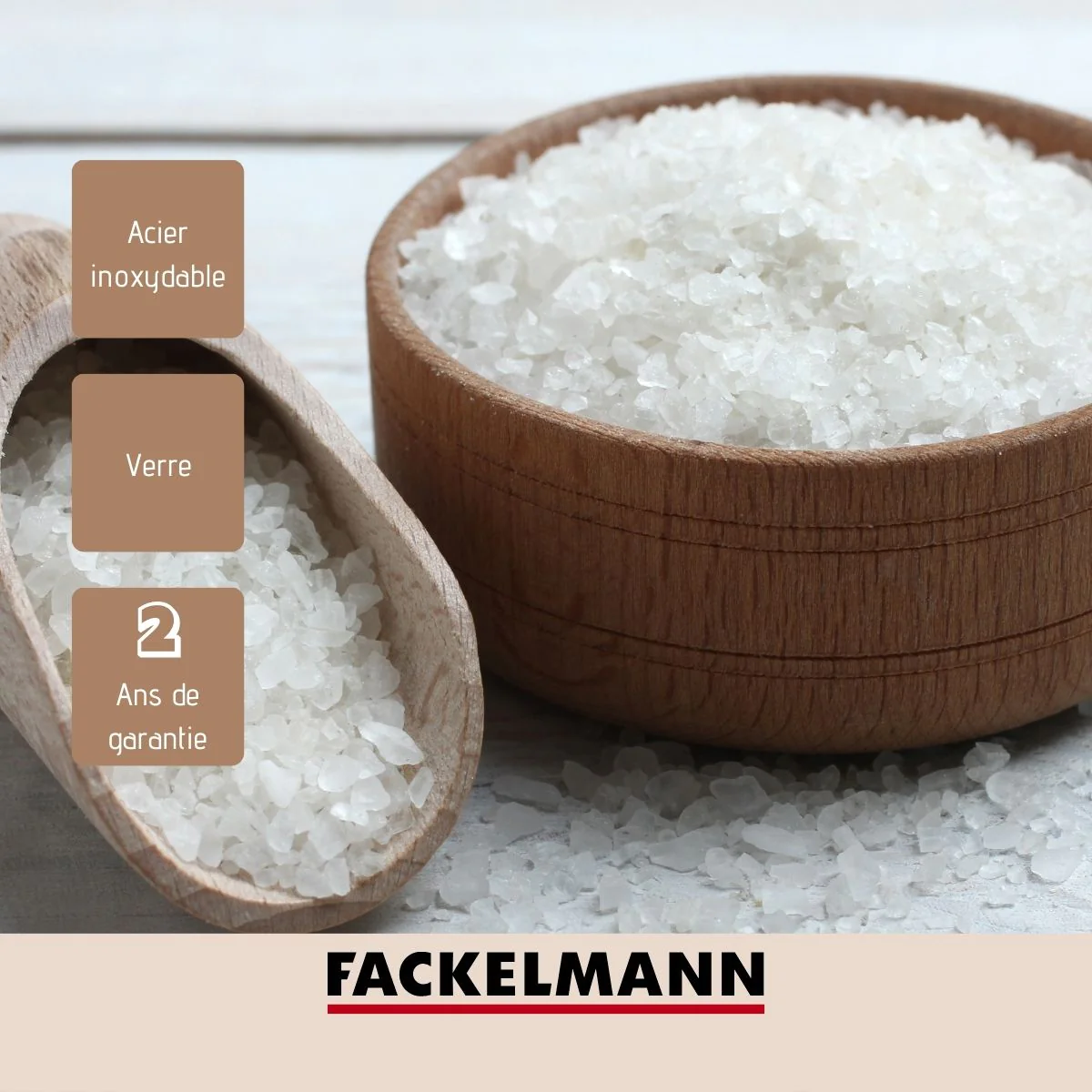 Saupoudreuse de cuisine en verre Basic Fackelmann