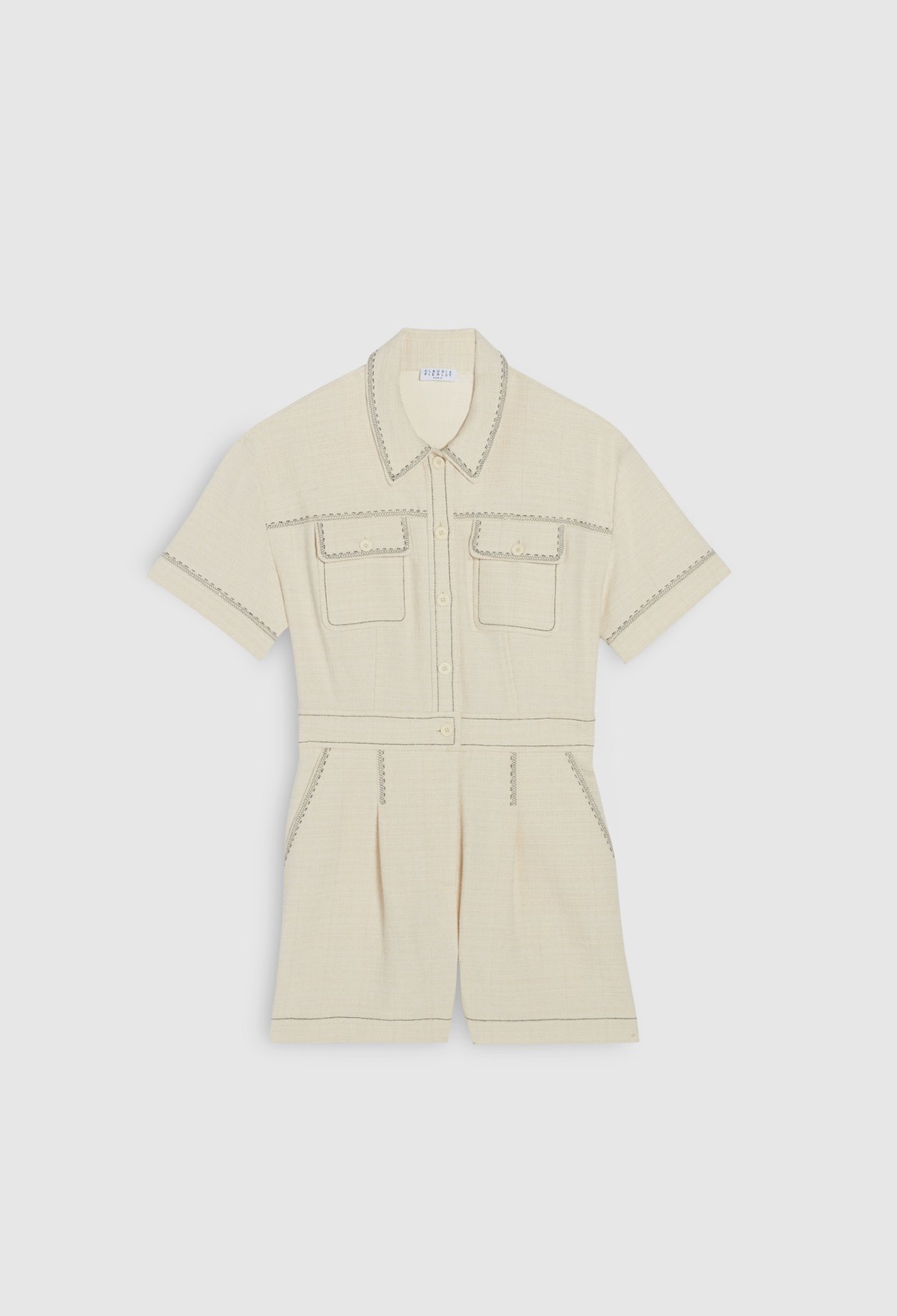 Combi-short blanche