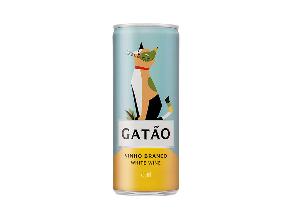 VINHO BRANCO GATÃO LATA 0.25L