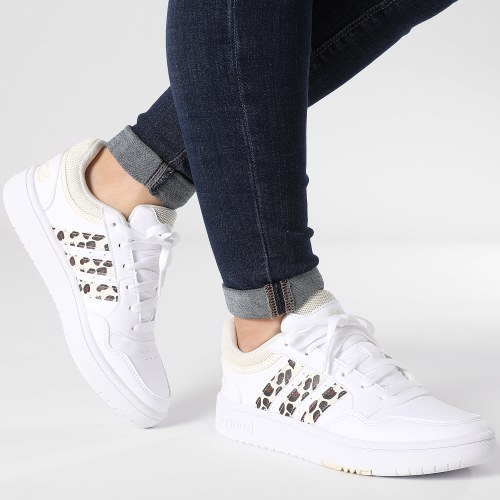 Baskets Femme Hoops 3.0 IG7894 White Core White Core Black
