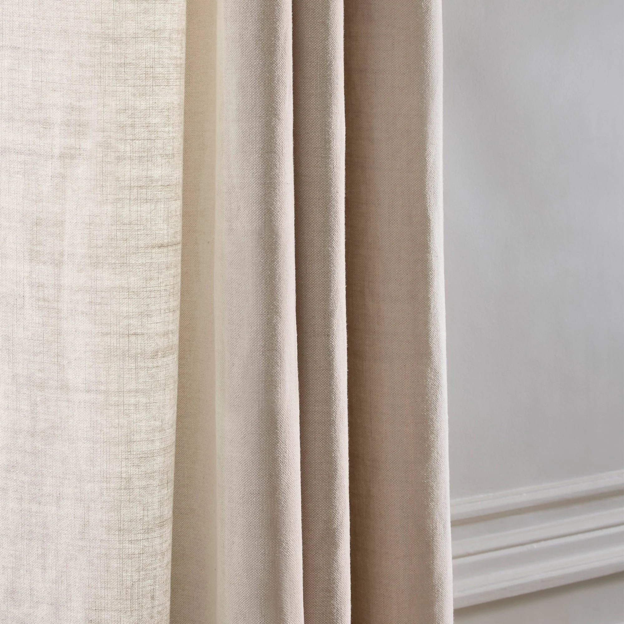 AUBIN - Rideau à oeillets | Beige