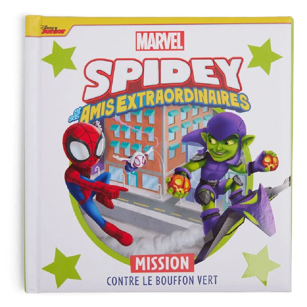 Livre d'histoire Disney Marvel Spidey - Mission contre le Bouffon Vert 32 pages