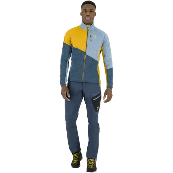 Veste polaire ski rando KARPOS FEDERA F-Z FLEECE STARGAZER/GOLDEN/SMOKE