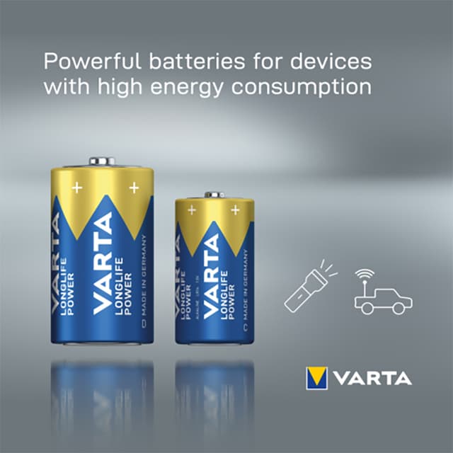 Varta Longlife Power C batterier (2-pakke)