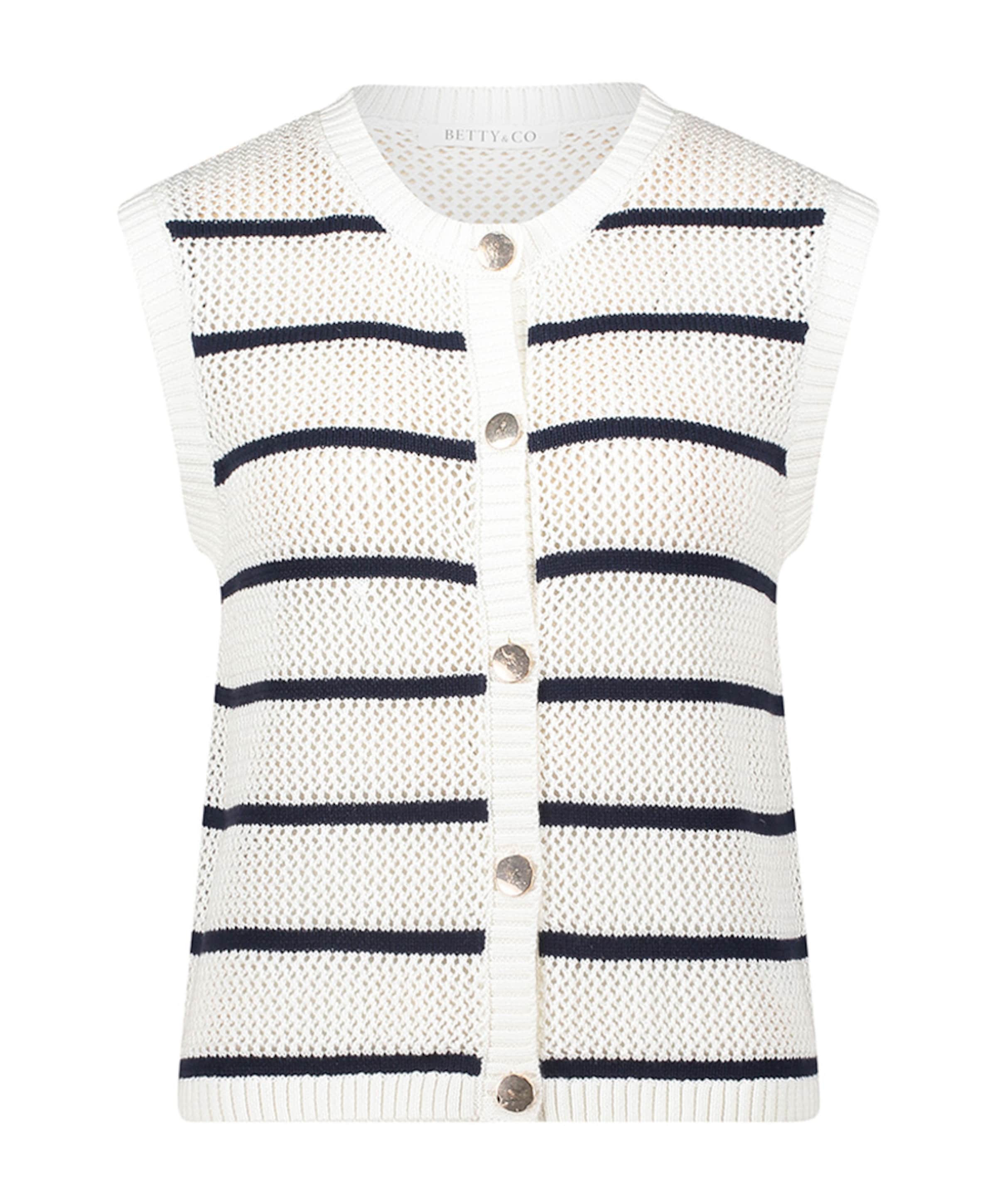 Betty en Co Dames vest ecru