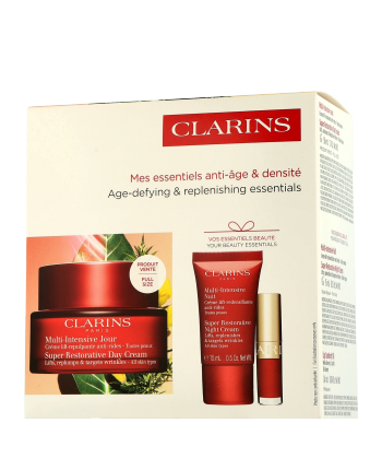 Clarins Multi-Intensive Set mit Crème Jour, Crème Nuit & Mini Lip Oil 50ml-15ml-1,4ml