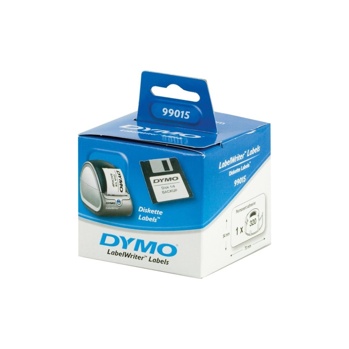 DYMO LabelWriter disketiketter 70x54mm / 320stk (S0722440)