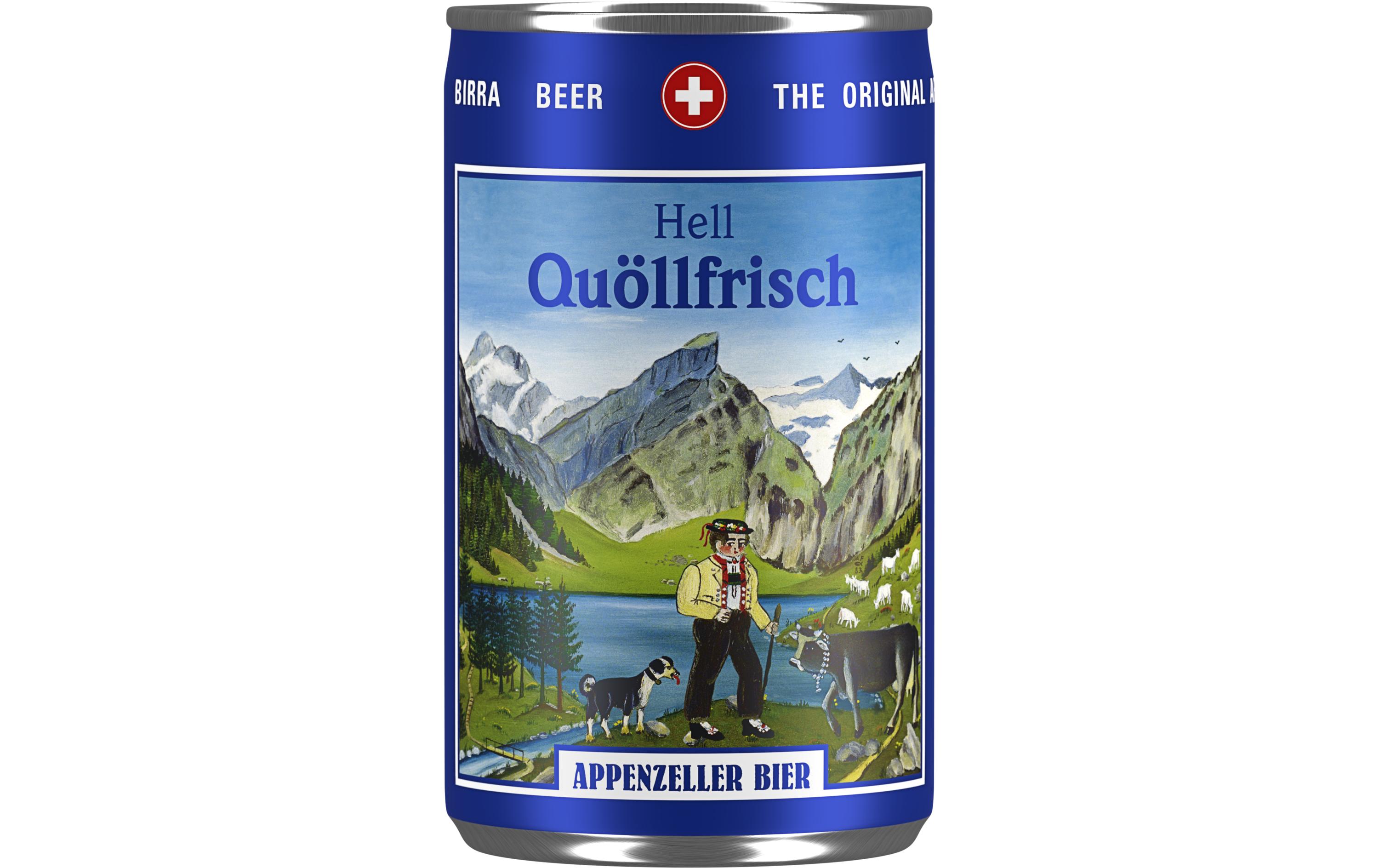 Bier Quöllfrisch 6 x 0.15 lGoldenes Lagerbier aus der Schweiz