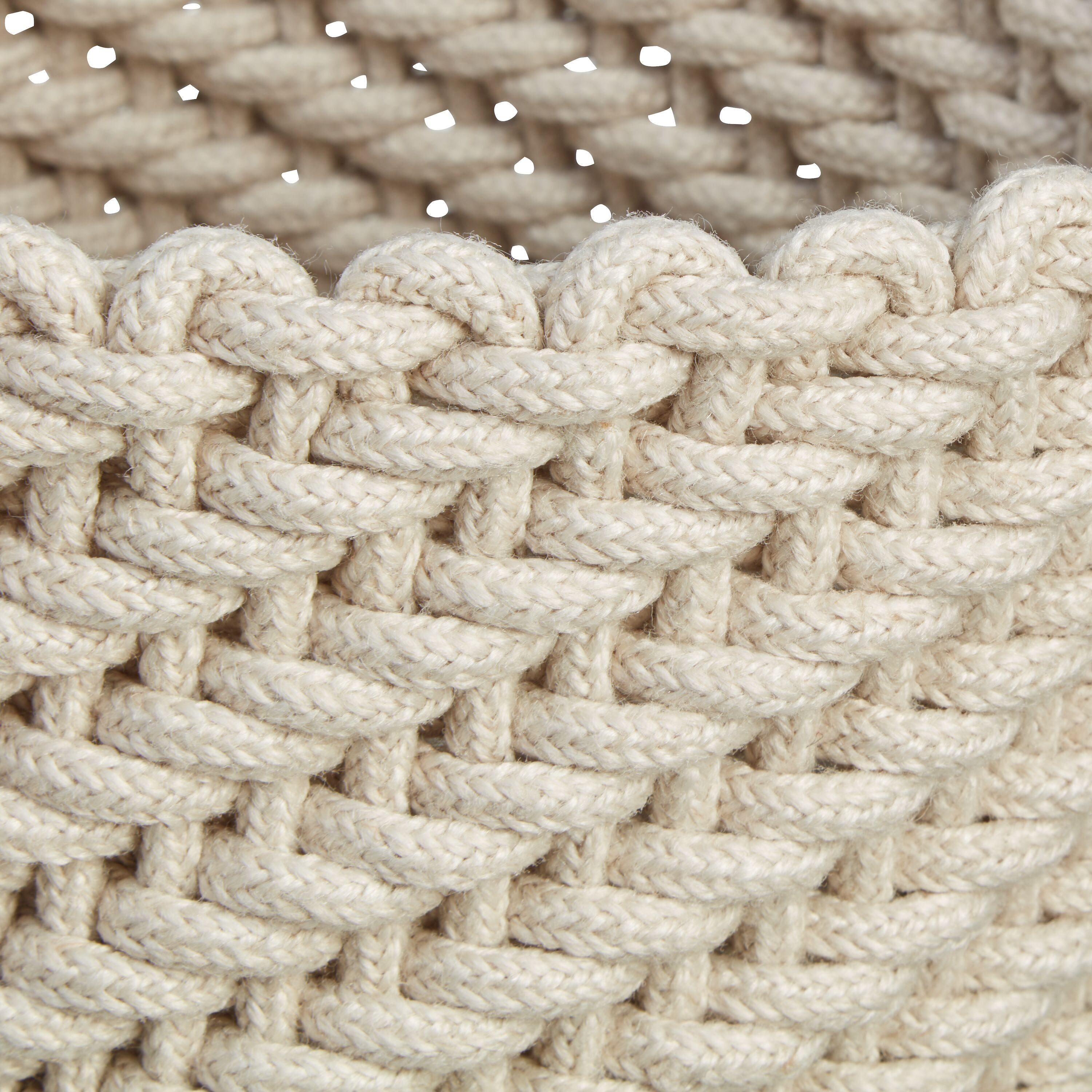 SIENNA Korb - Beige / H: 32.0 cm