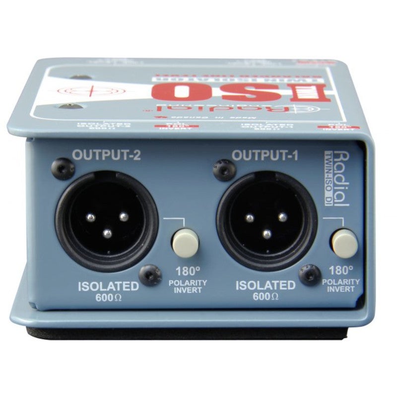 Radial Twin-Iso passieve 2-kanaals line isolator Jensen transformators