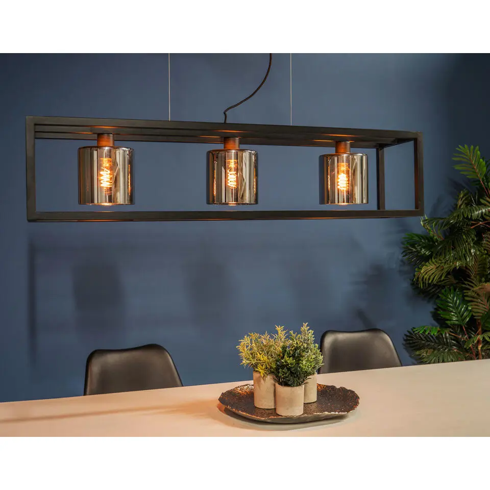 EGLOBrislingHanglamp-E27-110cm-Zwart