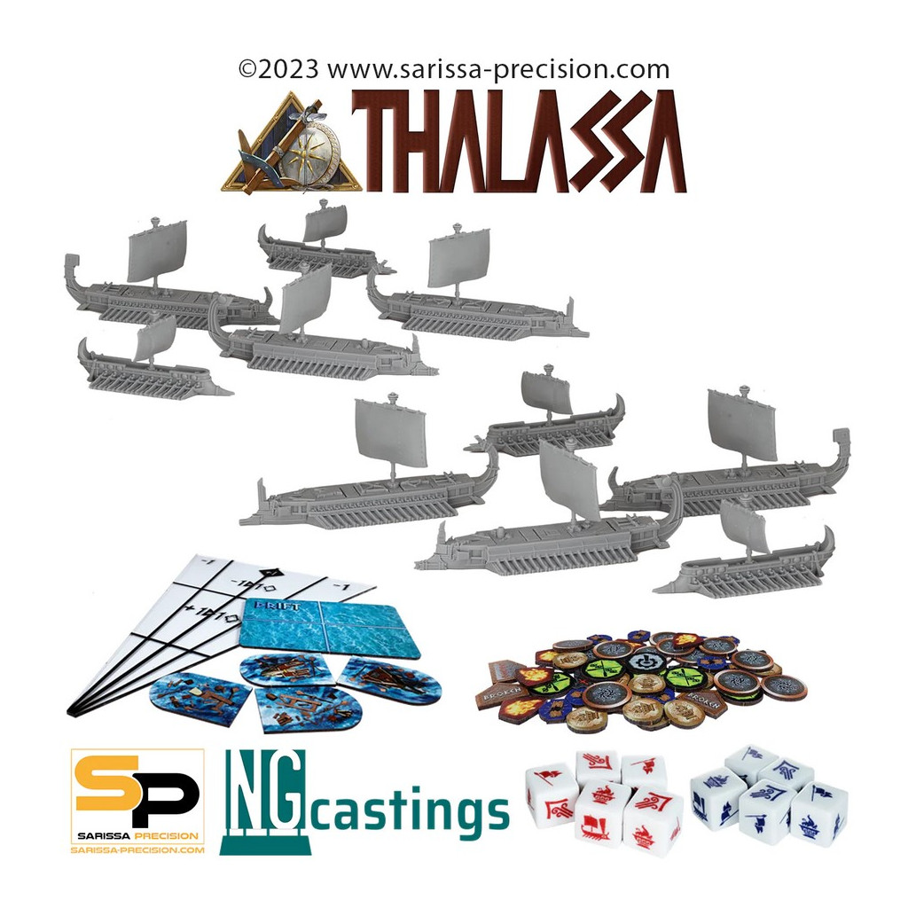 Thalassa Fleet - Two Player Starter Set - Blue/Red Dice