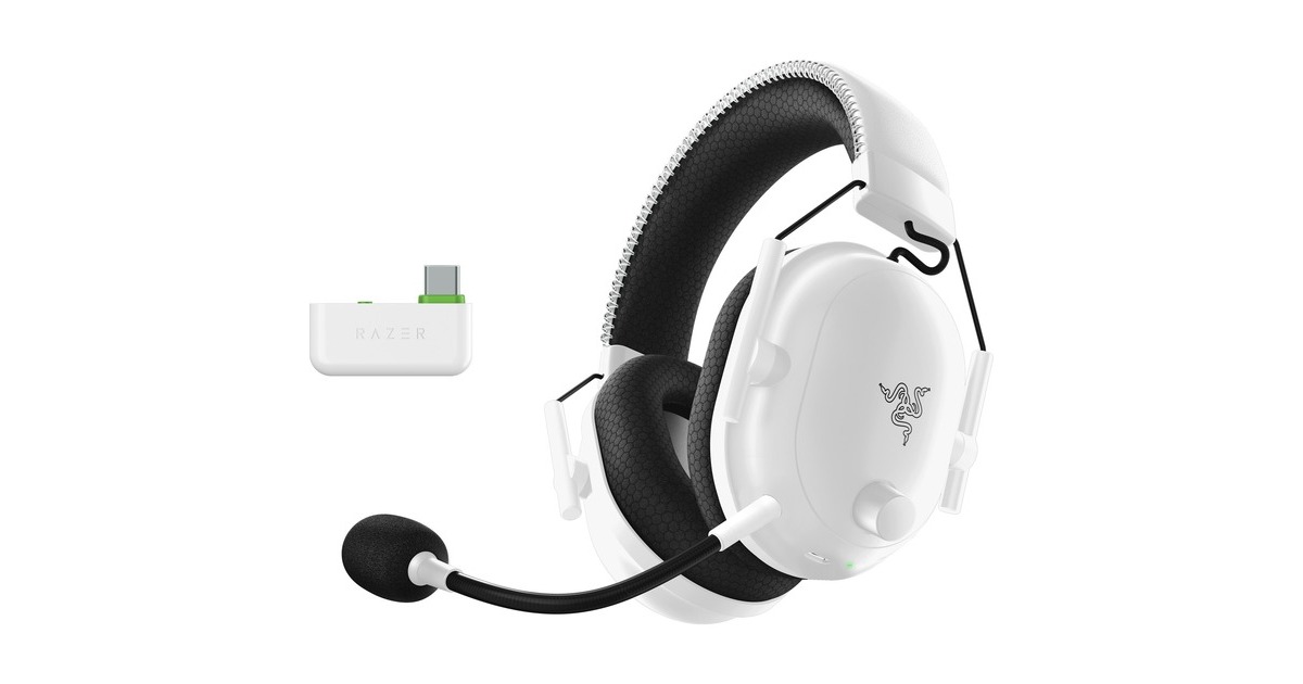 RazerBlackShark V2 Pro voor Xbox over-ear gaming headset  (Wit, Pc, Xbox series X|S, Xbox One, PS4)