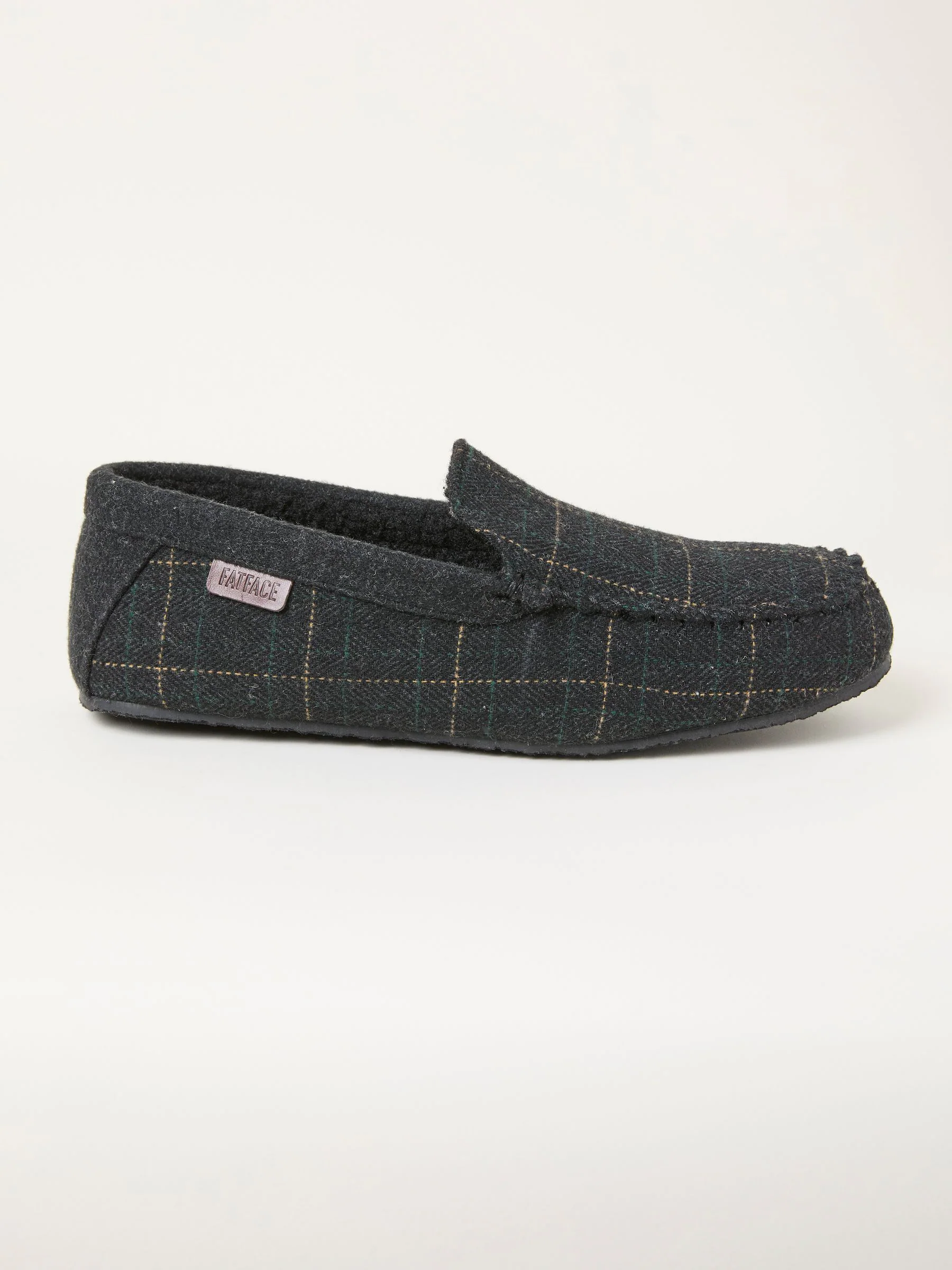 Groen - FatFace Check Moccasin
