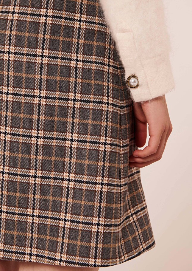 Gilet Guestécru en maille mohair et laine