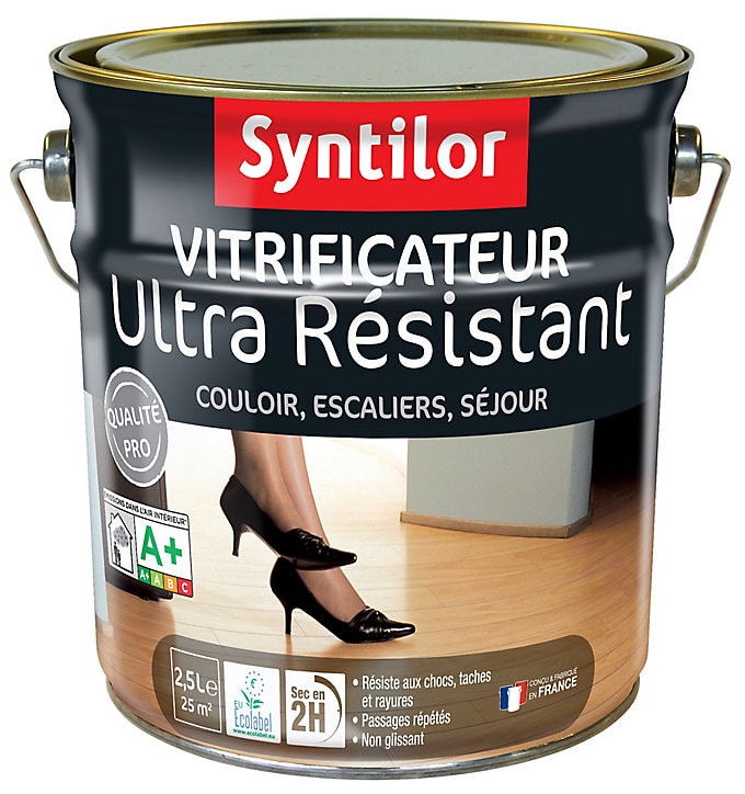 Vitrificateur ultra résistant Syntilor chêne clair satiné 2,5L