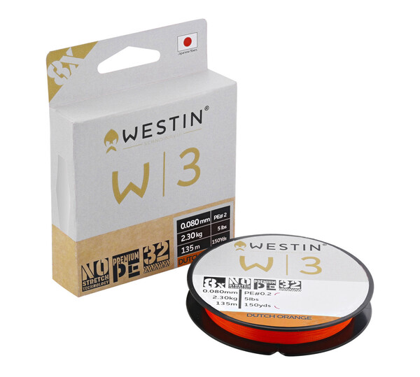 Tresse Westin W3 8-Braid Dutch Orange (135m)