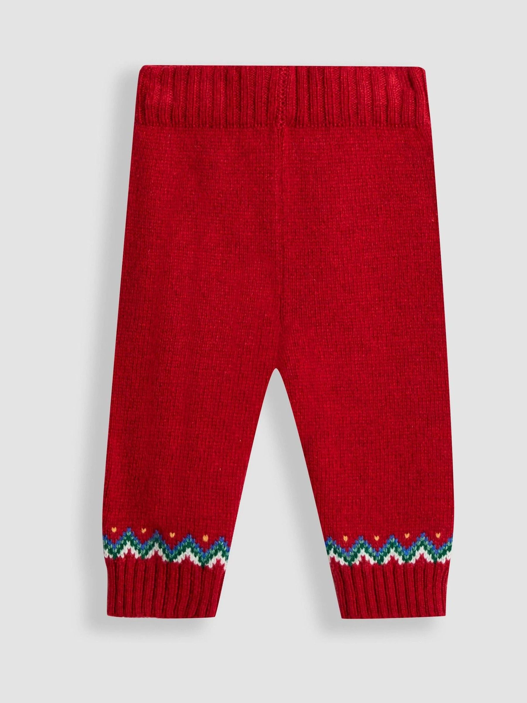 JoJo Maman Bébé 2-delige Kerstmis Fair Isle Trui & Leggings Set