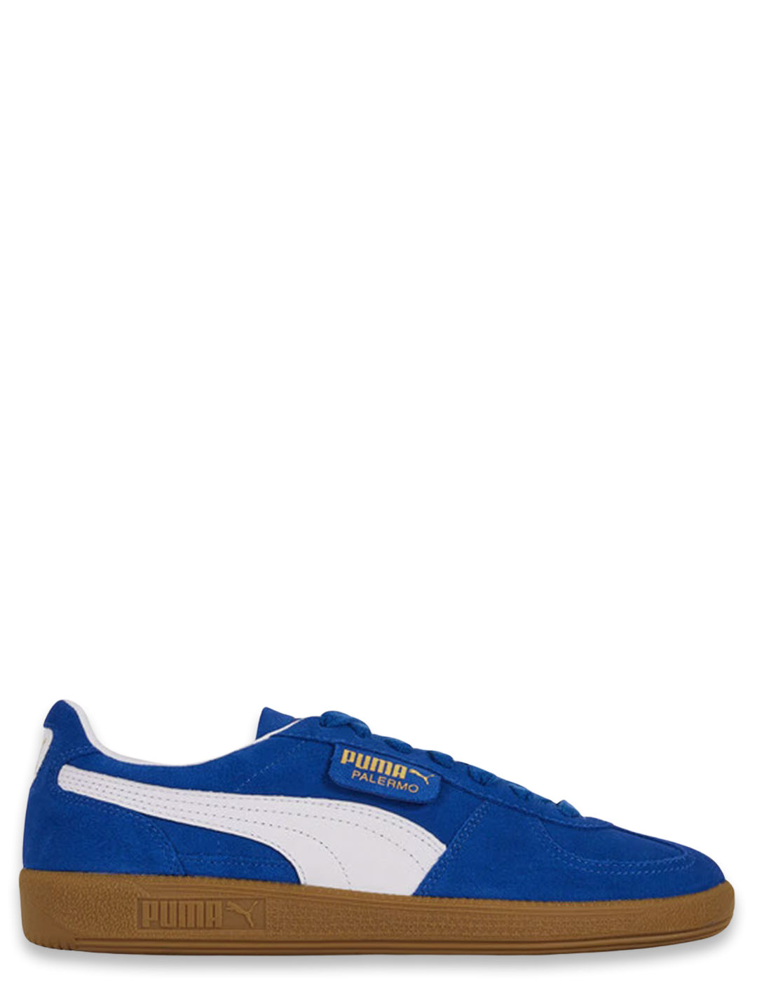 puma Sneakers Femme Palermo Bleu/Blanc Daim