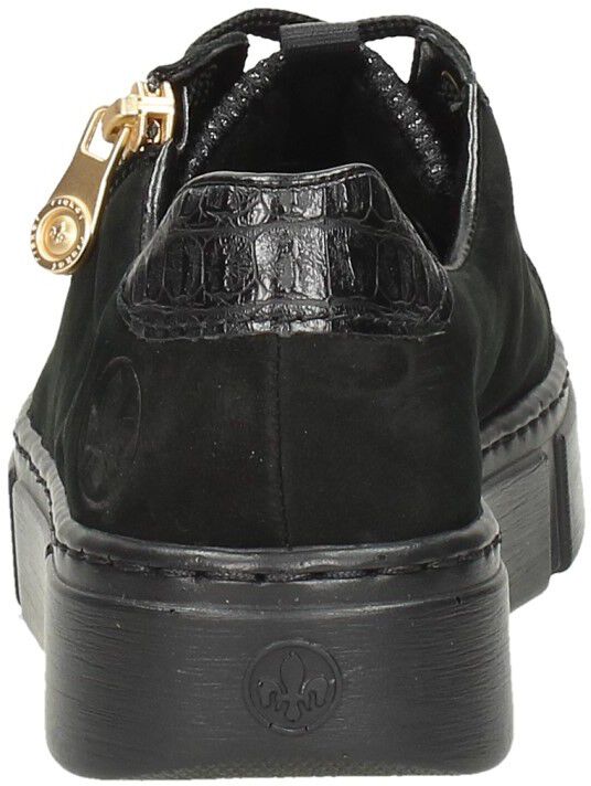 Rieker Veterschoenen Laag zwart
