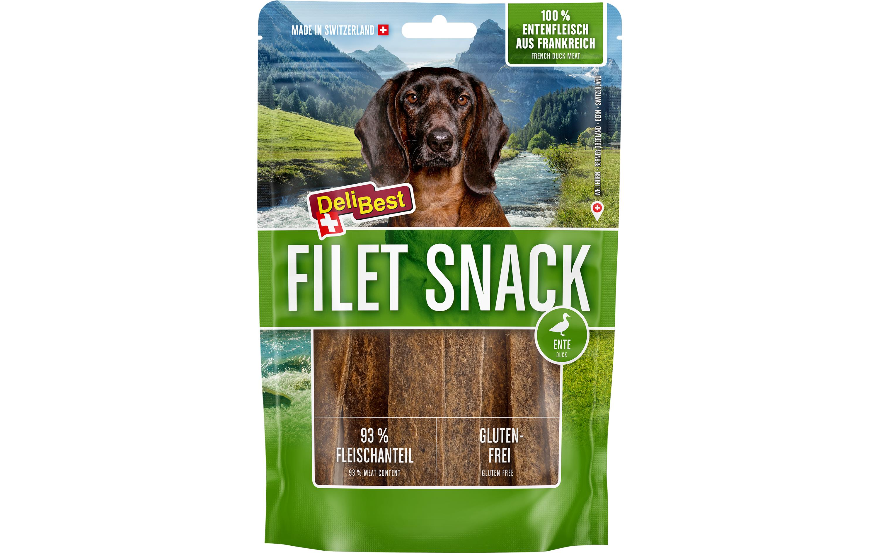 Filet Snack Ente, 90 gErgänzungsfuttermittel für Hunde