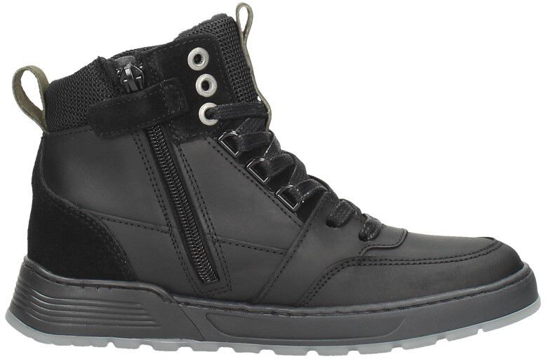 Sub55 Veterschoenen Hoog zwart