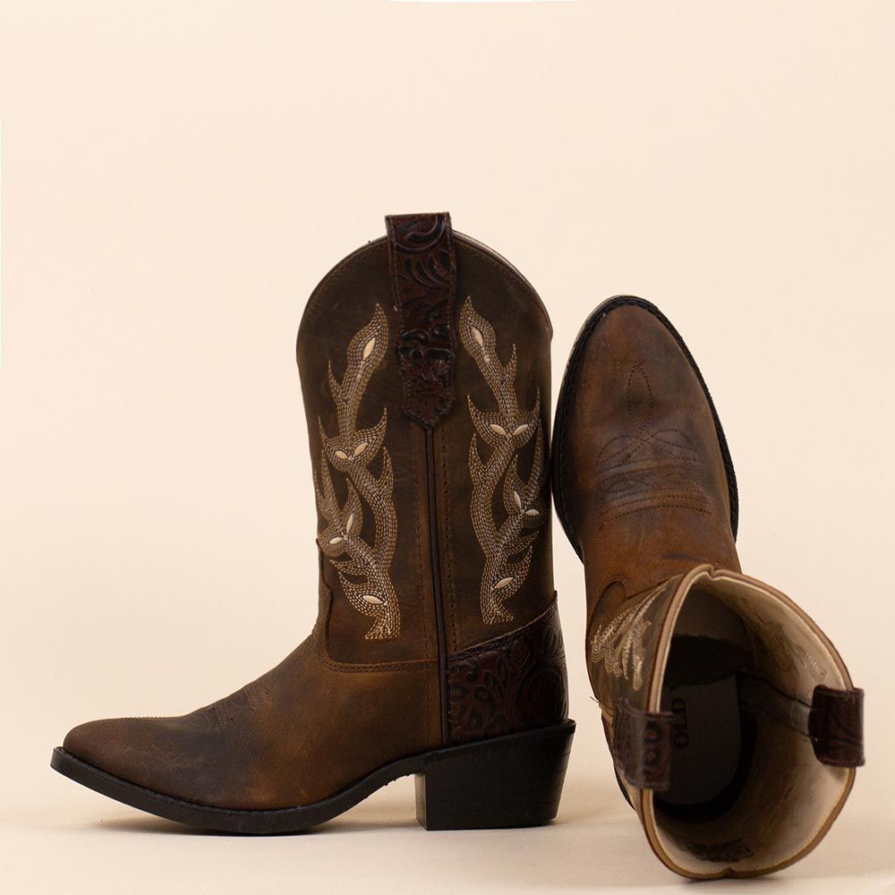 Old West 8164 cowboylaarzen Bruin