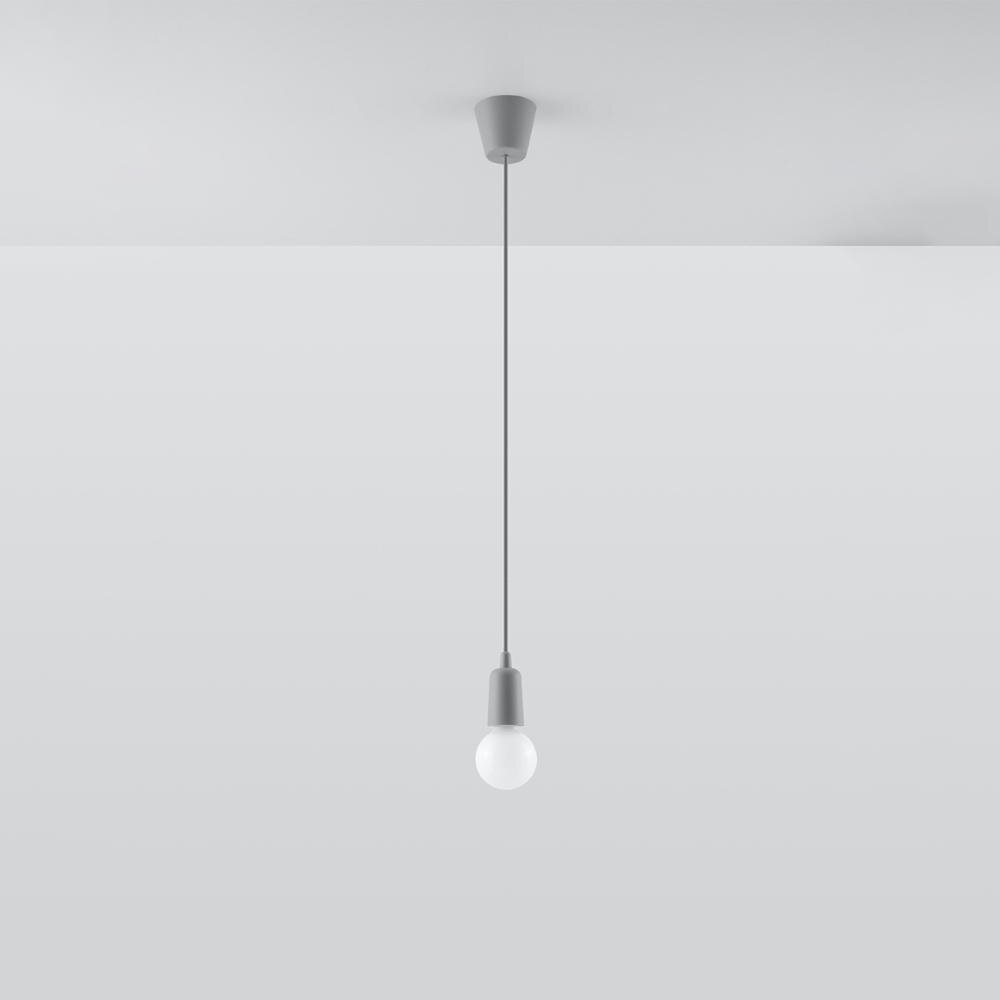 famlights | Dani hanglamp in grijs, E27, 1-lichts