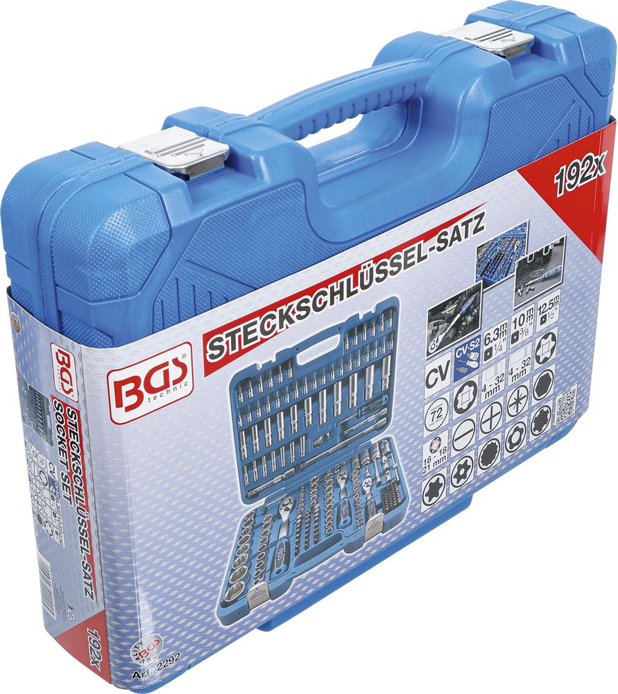 BGS technic Steckschlüssel-Satz Wellenprofil 192-teilig kaufen | Bike-Discount