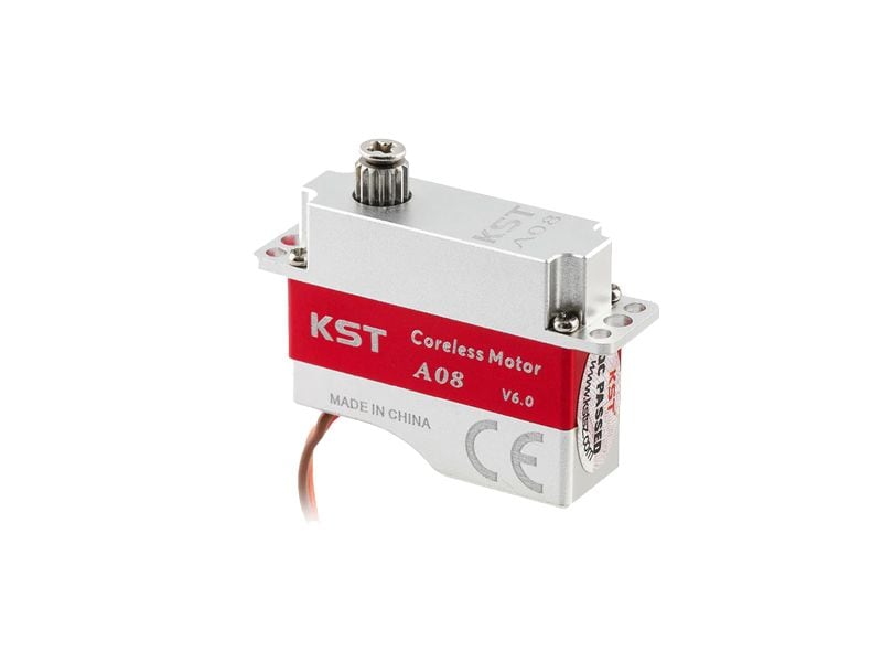 KST Micro Servo A08 V6.0 3.2 kg, 0.09 s, Digital HV Ideales 8 mm Servo für alle F3K, F5K, F5J und Indoor Flugmodelle