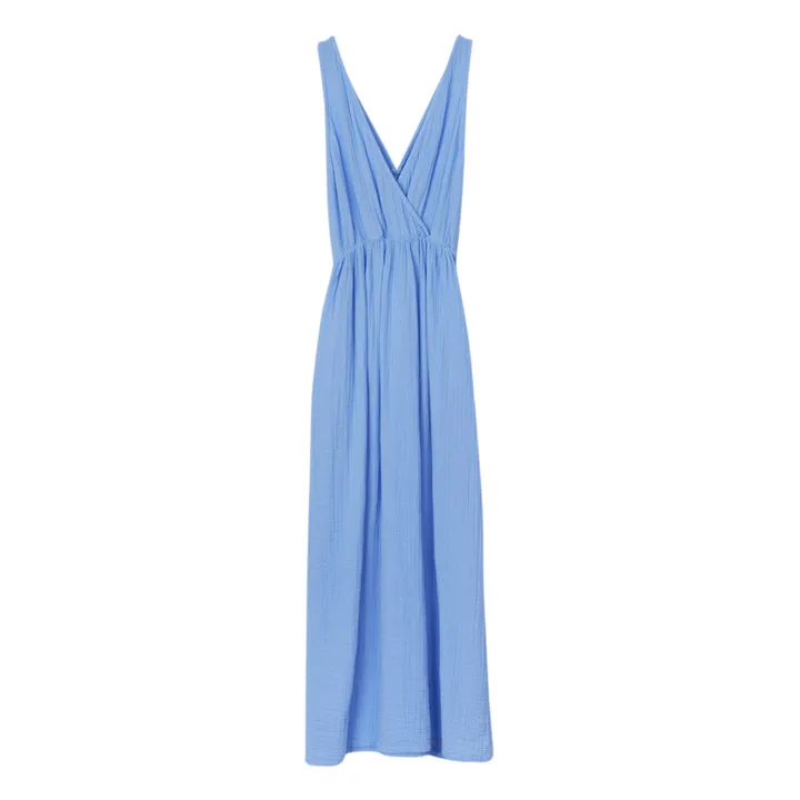 Xirena Robe Faedra Gaze de Coton | Bleu