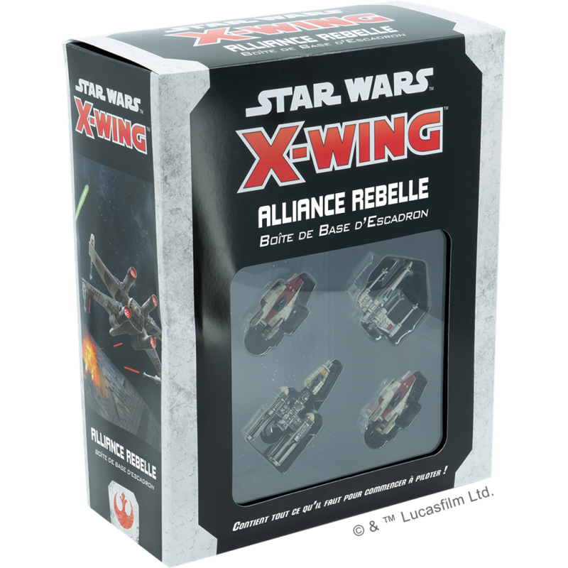 Star Wars X-Wing - Alliance Rebelle - Boîte de Base d'Escadron