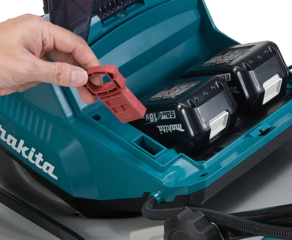 Makita Twin DLM460Z - Græsslåmaskine - ledningfri - 18 V - 2500-3300 opm - 46 cm - 27.6 kg - SOLO